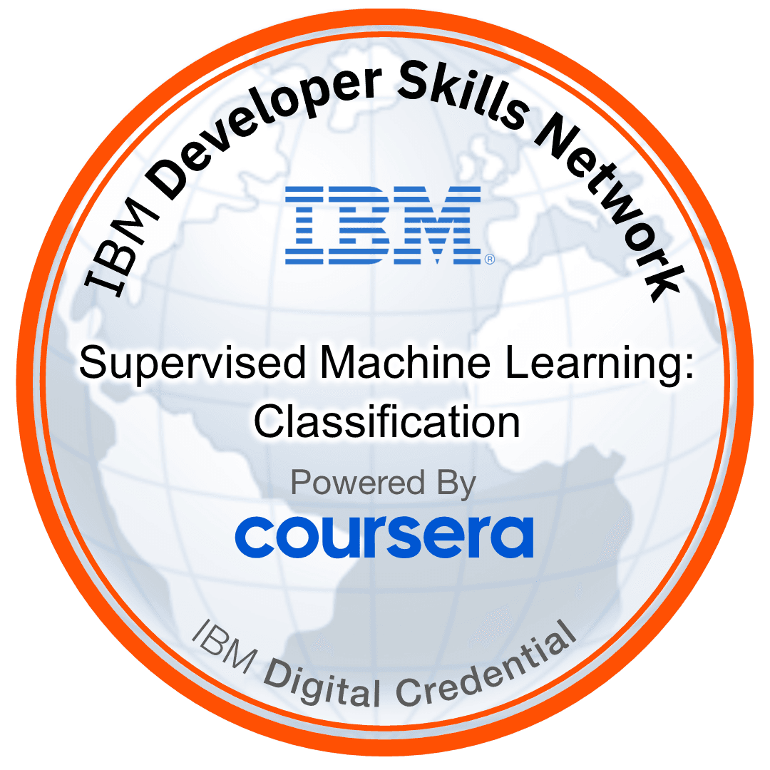 Supervised Machine Learning: Classification