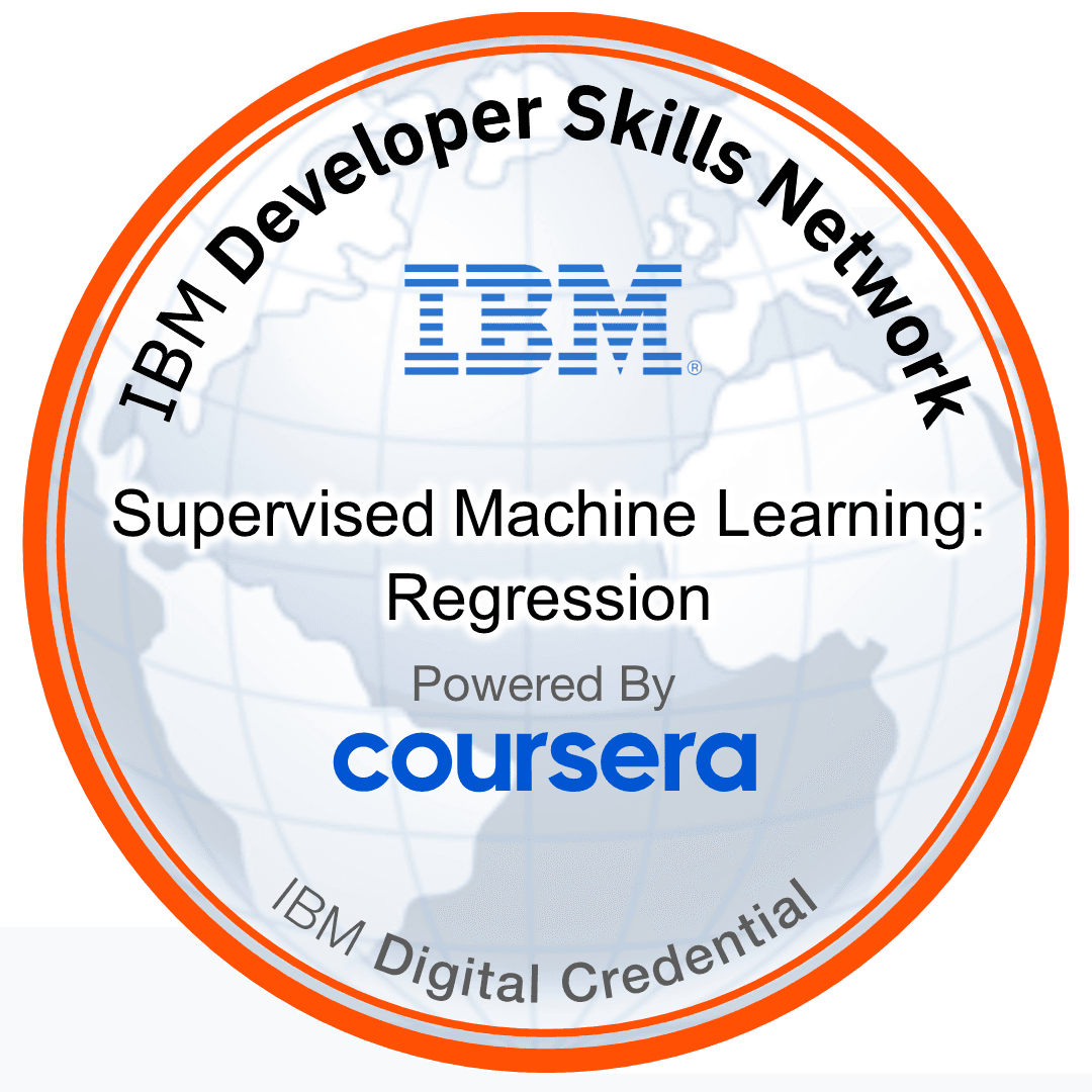 Supervised Machine Learning: Regression